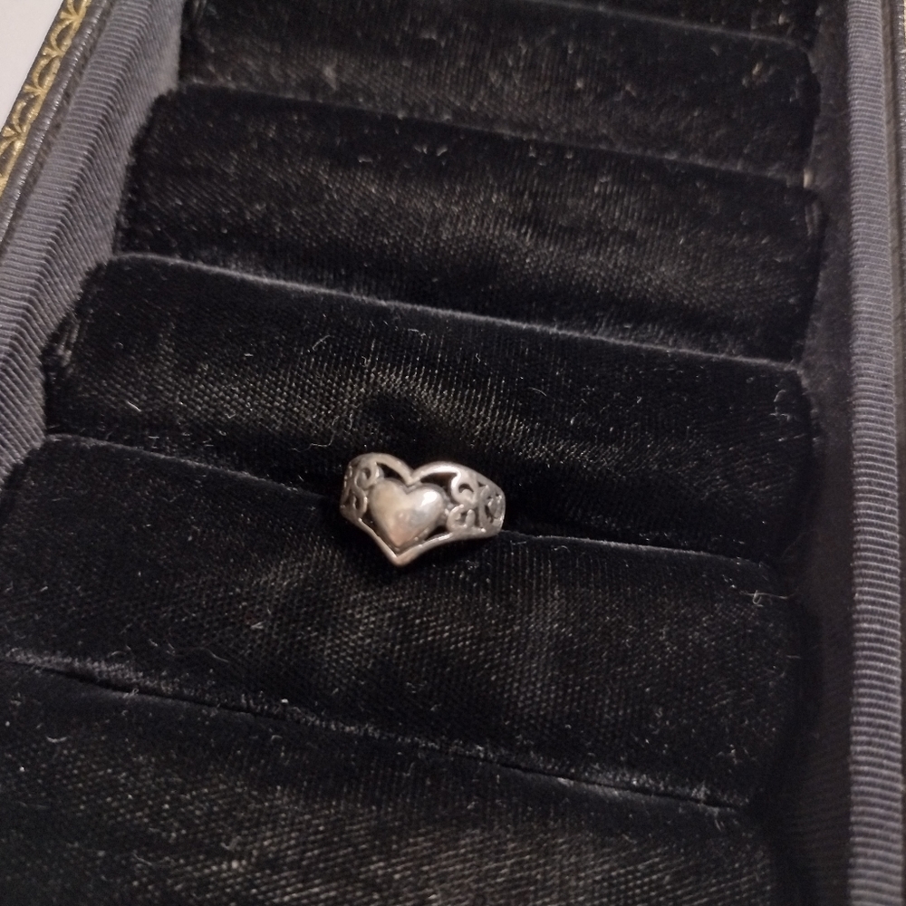 Silver Heart Ring - image 5
